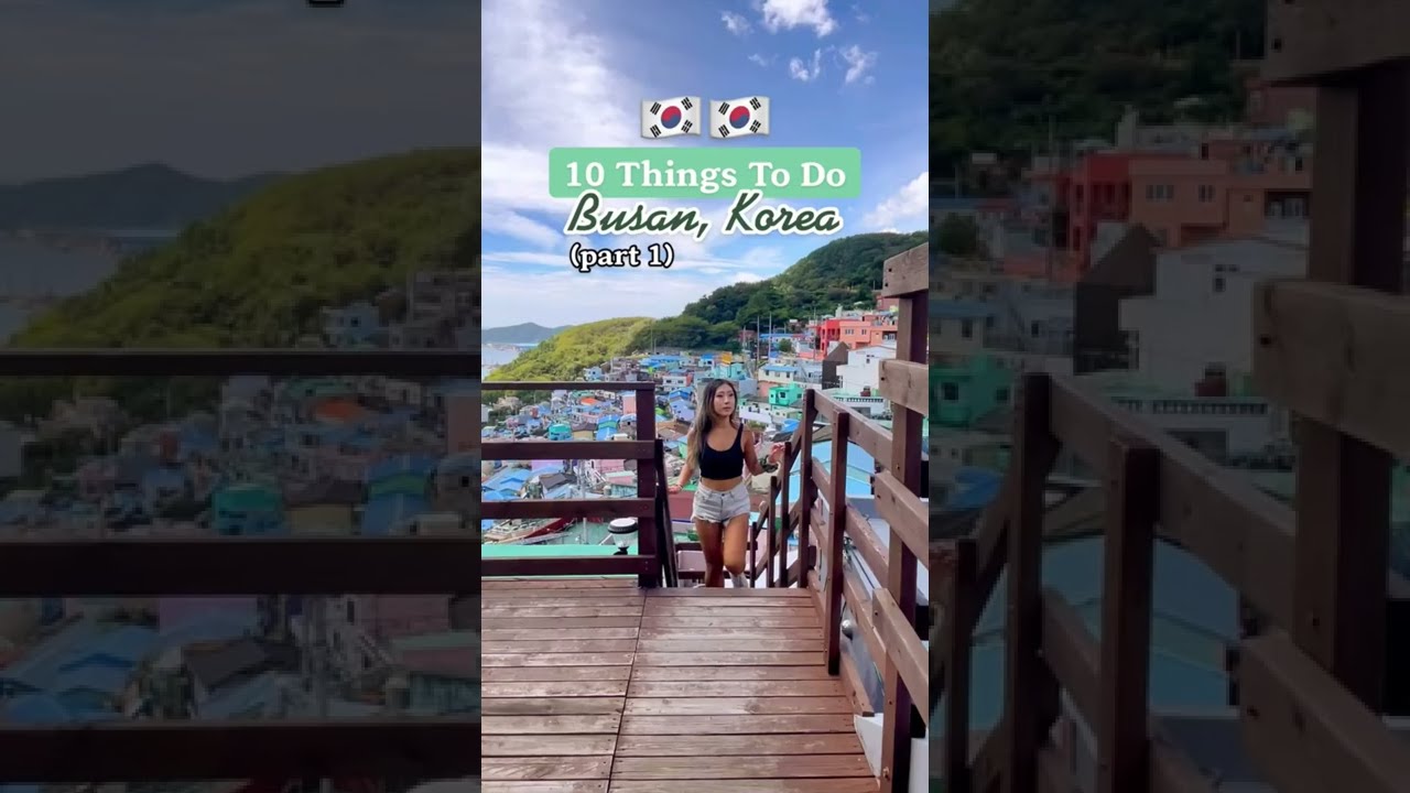 10 Things To Do in Busan, Korea 🇰🇷 (part 1) #shorts