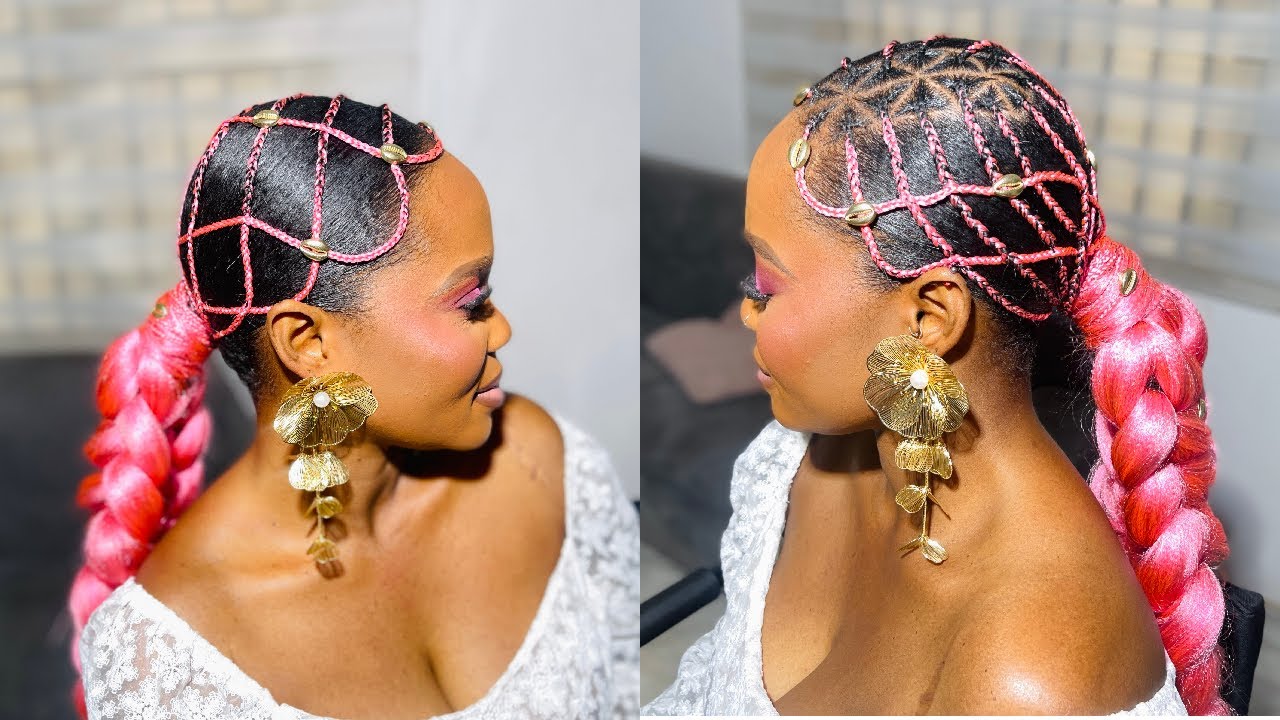 “Pink Braid for Pink October: Bold Beauty Meets Breast Cancer Awareness