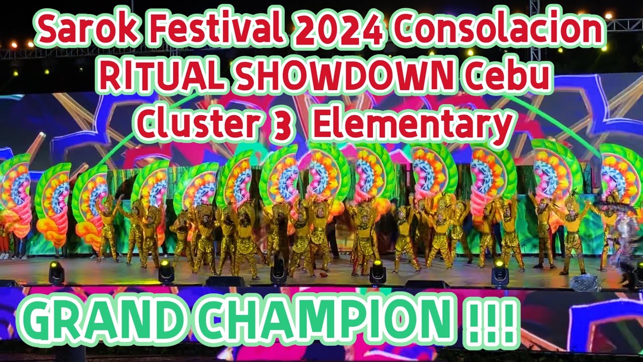 CHAMPION ❗️SAROK FESTIVAL 2024 C3 Elementary RITUAL Danglag Polog Tolotolo Pulpogan Consolacion Cebu