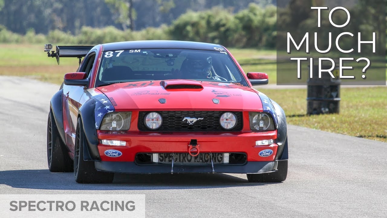 Wider tires, less grip? - Heat management with racecar tires.