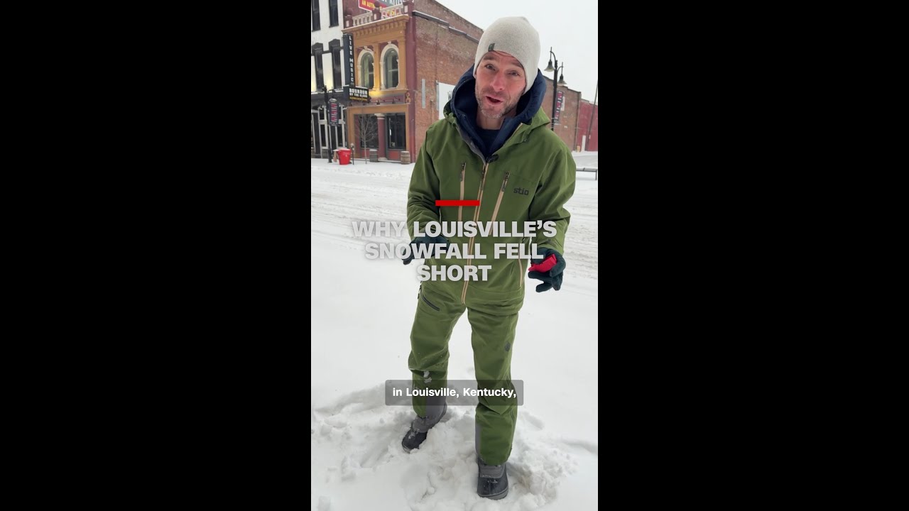 Why Louisville&rsquo;s snowfall fell short