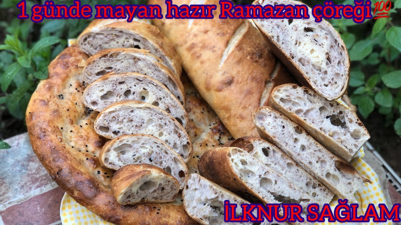 Bir Günde Doğal Maya/Cevizli Nohut Mayalı Çörek/Nohut Mayası Nasıl Yapılır/Nohut Mayalı Ekmek Tarifi
