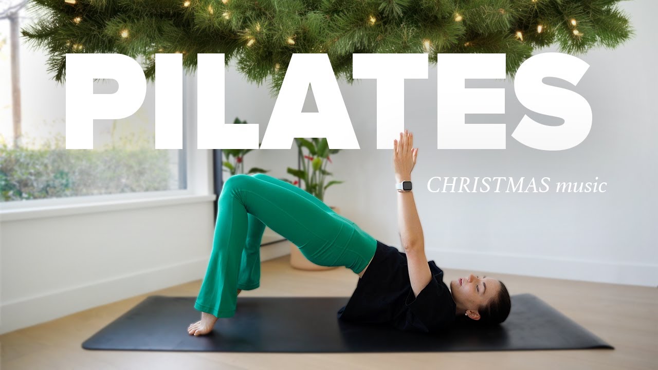 30 MIN FULL BODY Christmas Pilates Workout🎄 | No Equipment