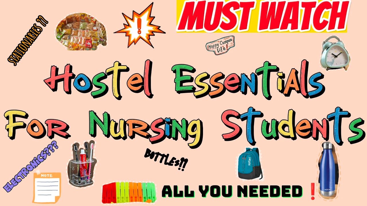 ‼️HOSTEL ESSENTIALS FOR NURSING STUDENTS🧳🤯| MALAYALAM | Bsc Nursing |#trendingvideo #nursingstudent