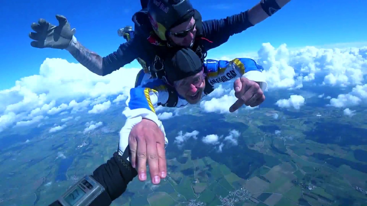 Fallschirmsprung 4000 meter bad saulgau skydiving
