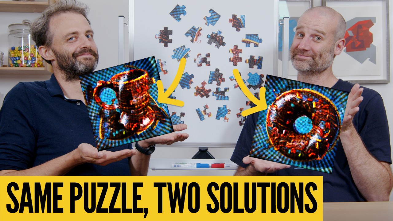 How can a jigsaw have two distinct solutions?