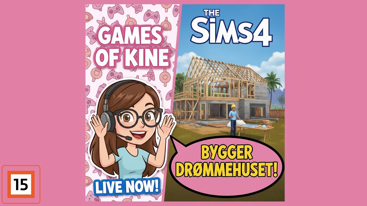 Velkommen til husbygge stream på sims 4!