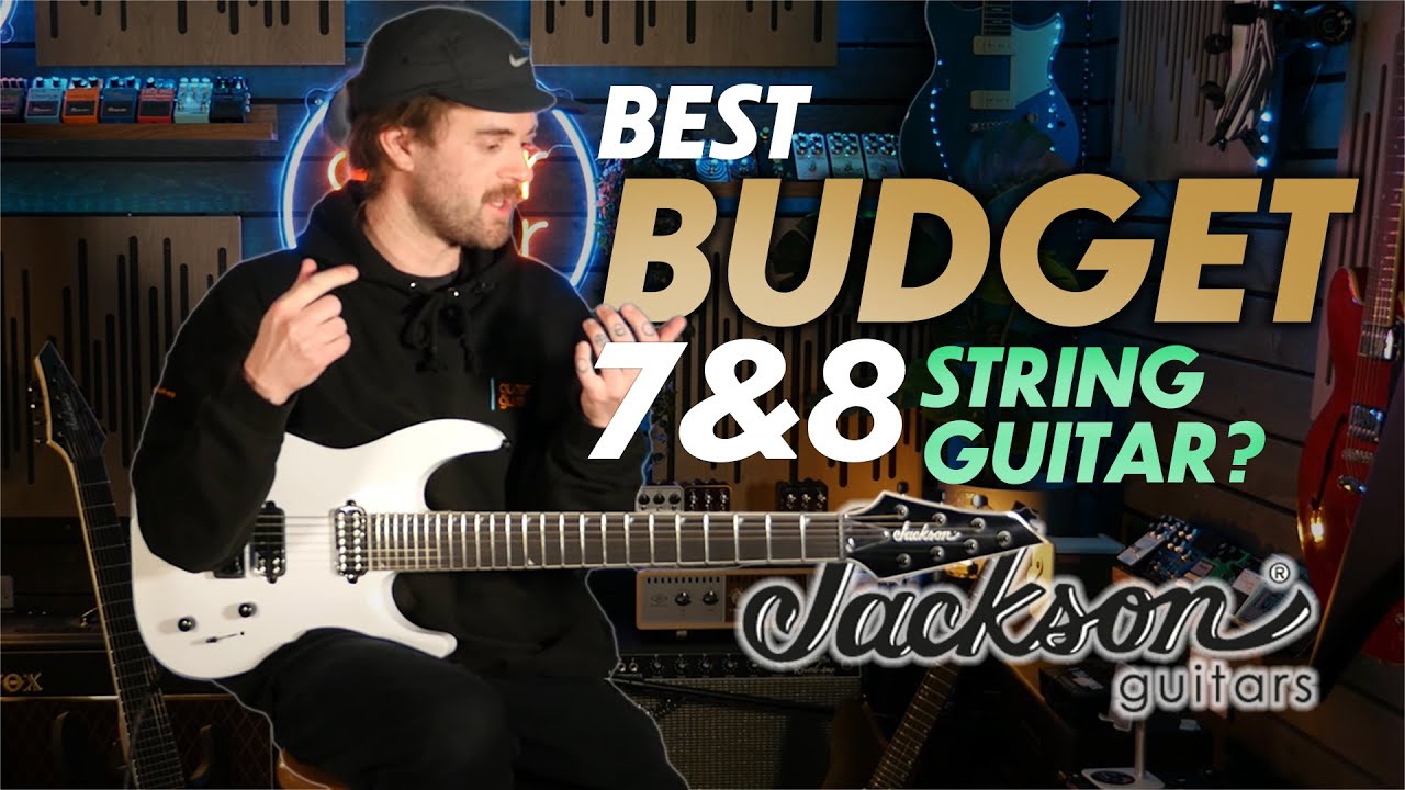 7- и 8-струнные гитары до 500 фунтов стерлингов | Jackson Guitars Extended Range