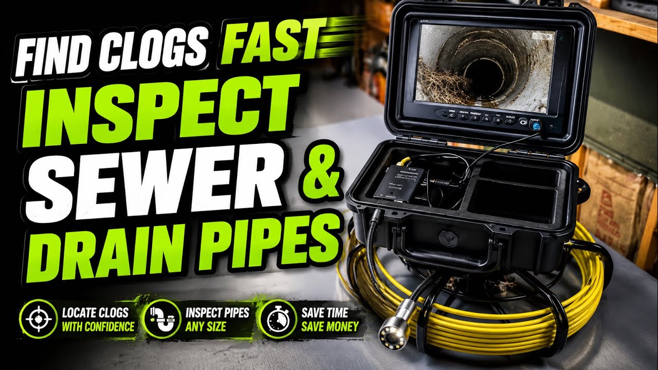 Best Sewer Camera Do it yourself sewer pipe video Inspection cam Pipeline