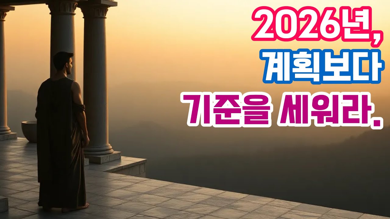 2026년, 나를 잃지 않기 위한 가장 조용한 다짐