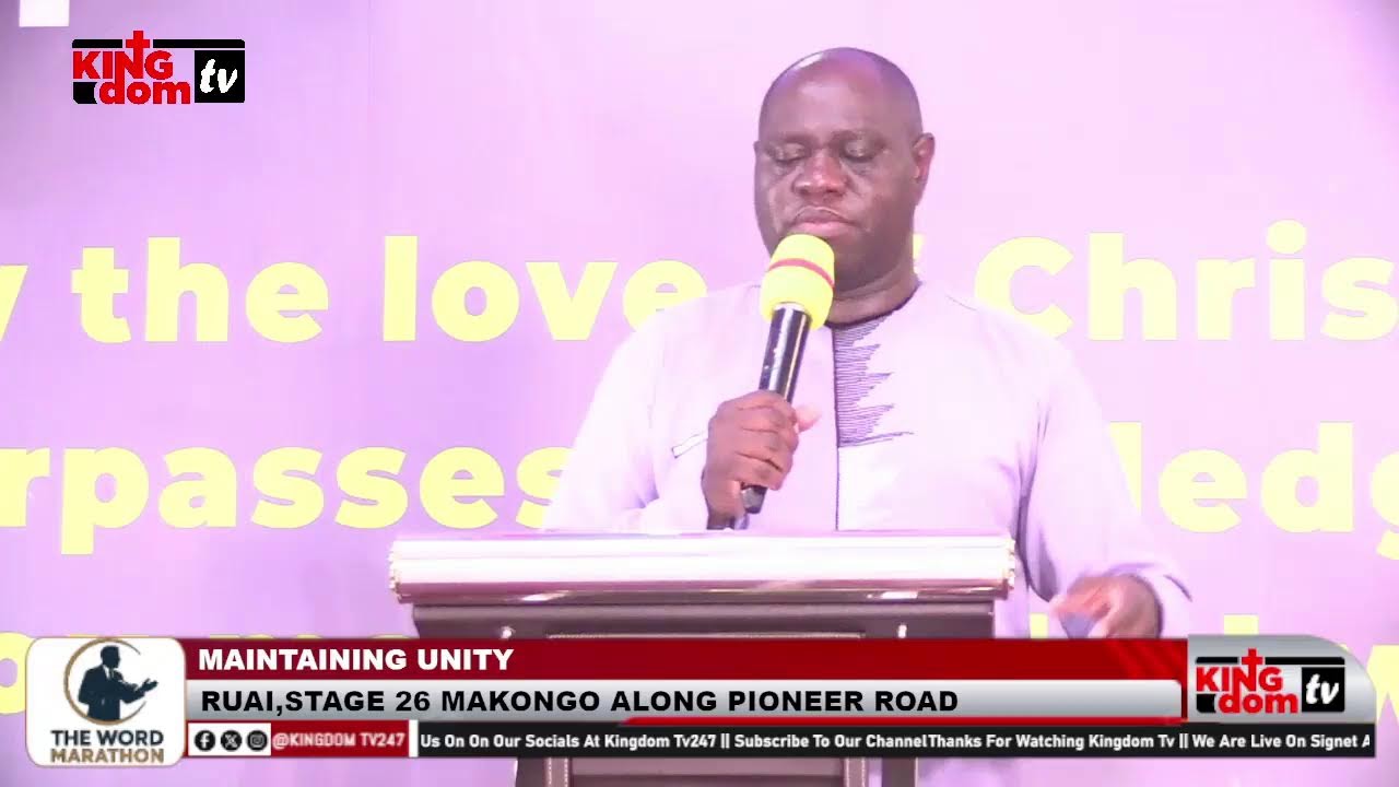 APOSTLE BENSON MUSYIMI || MAINTAINING UNITY || 19TH FEB 2026