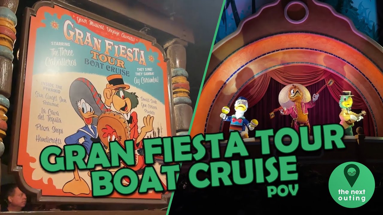 Gran Fiesta Tour Boat Cruise | On Ride POV | Epcot, Walt Disney World
