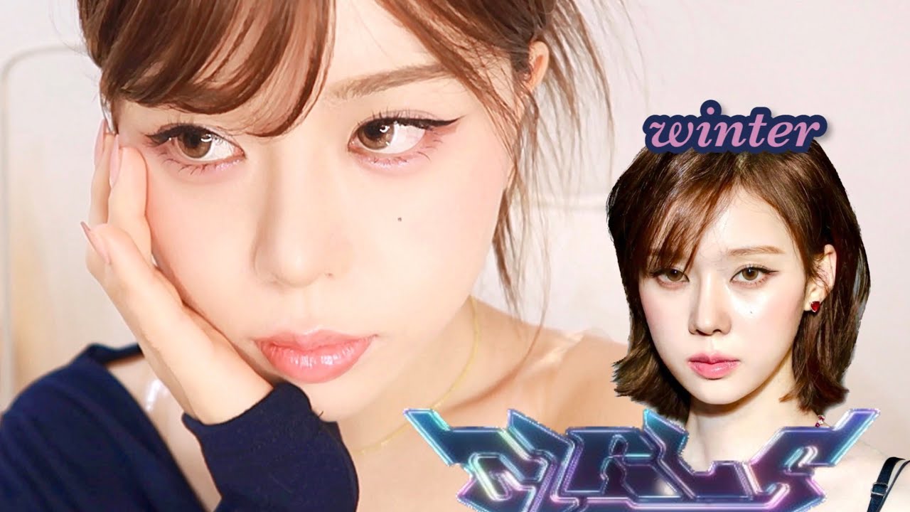 aespa, 에스파 ❄️윈터❄️ 커버메이크업 | 신상 가닥속눈썹 ‘지그재그앱’ 선런칭! 🔥할인 이벤트⋆⁺₊⋆| aespa WINTER makeup | 아이돌 메이크업