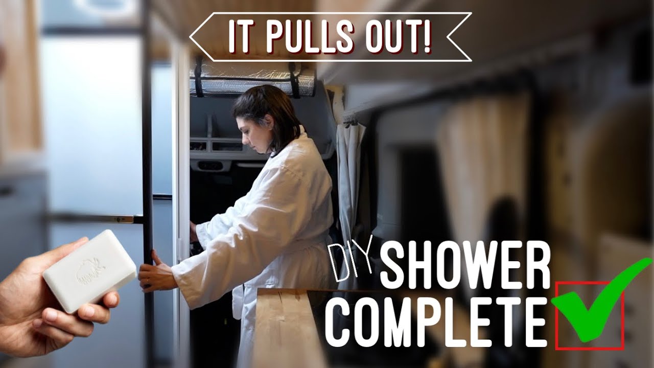Van Life Pull Out Shower #bradandnicole