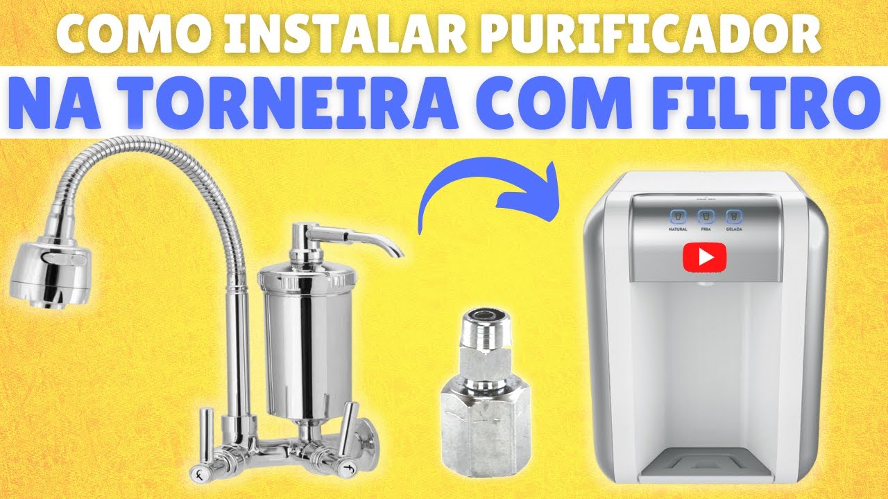 Instalação de Purificador de Água em Torneira com Filtro