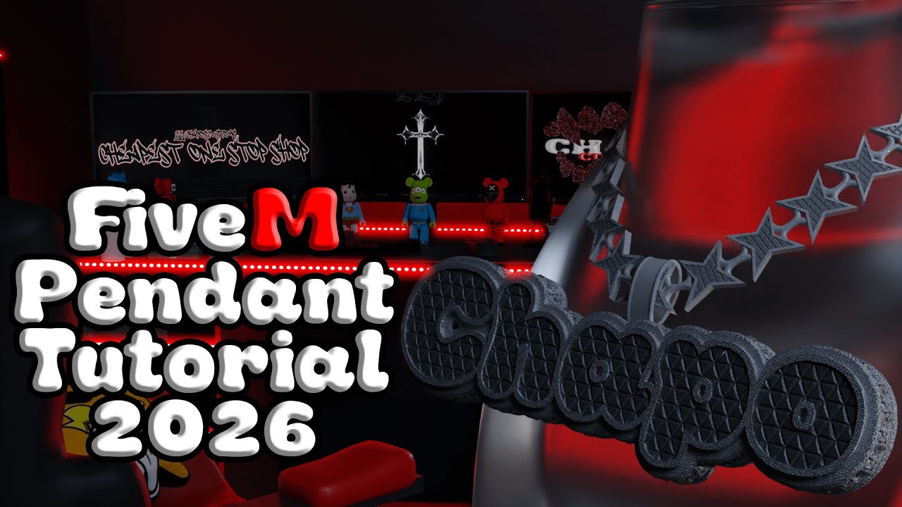FiveM Chain Tutorial VVS Diamonds Blender!!!!! (FiveM Chain Pendants)