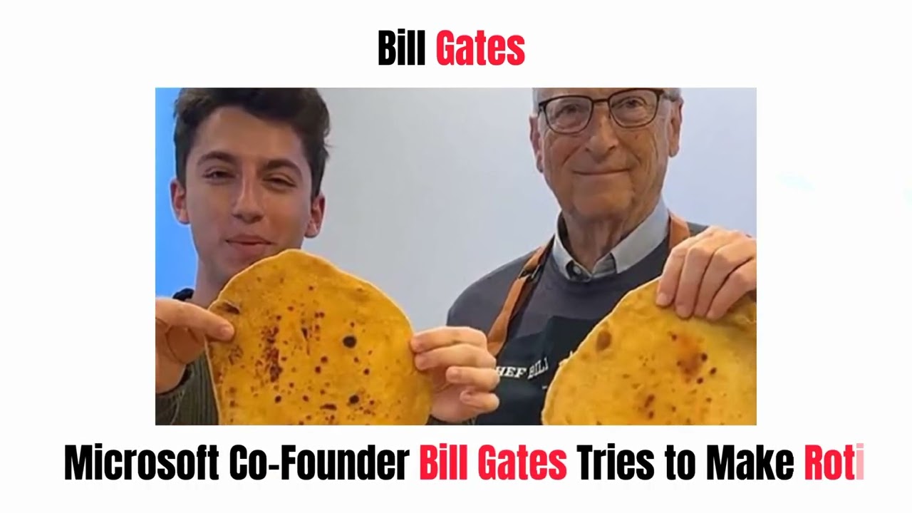 Bill Gates make roti #shorts