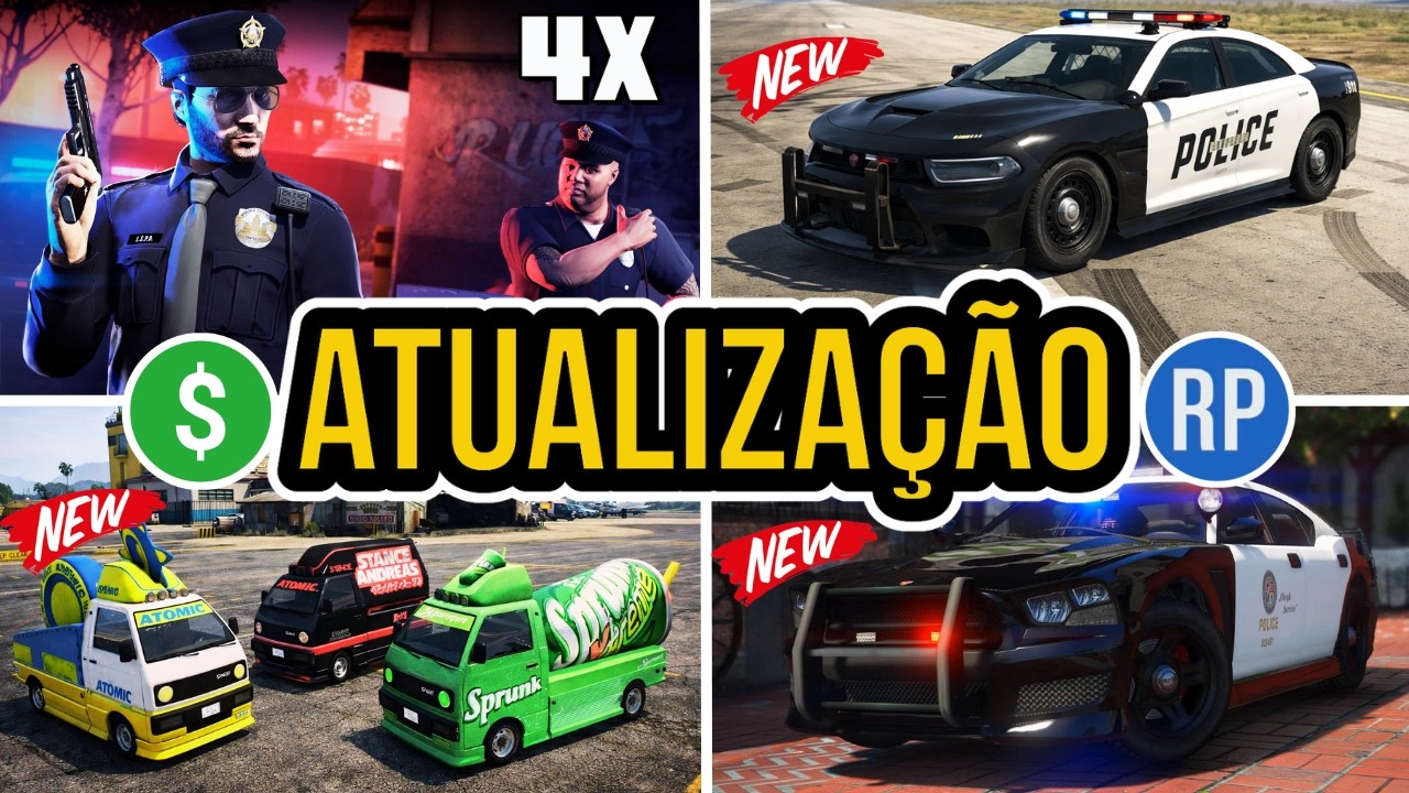 🔥 Atualiza&ccedil;&atilde;o Semanal do GTA Online: 4X Dinheiro, NOVO KEITORA, NOVOS Carros Policiais e Mais!