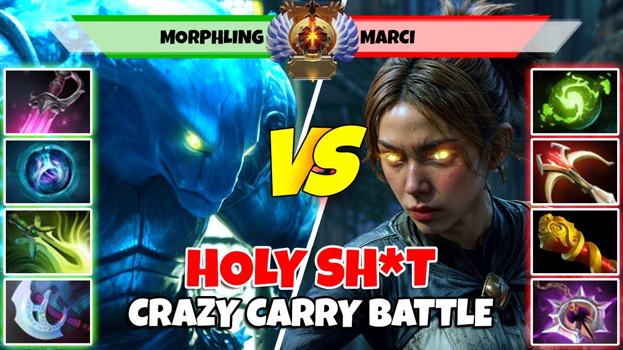 MORPHLING (Carry) vs MARCI (Carry) - Epic Battle Of Immortal Rank Dota 2 Players - Z Dota 2