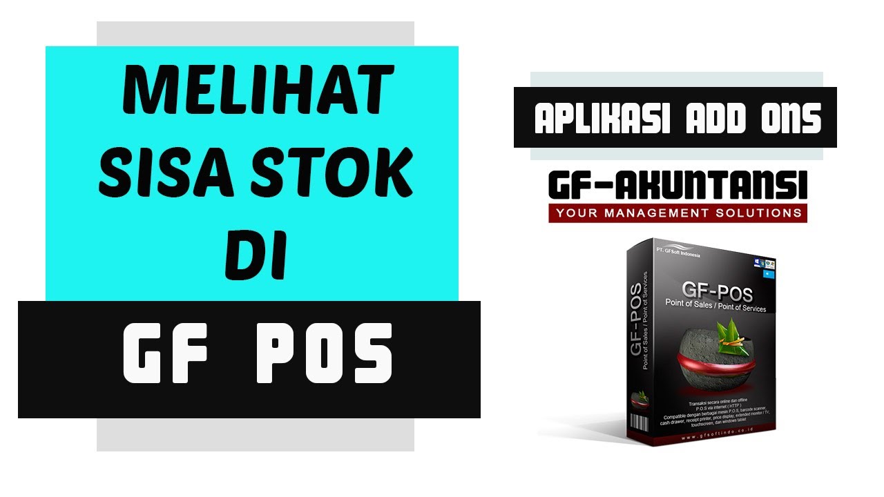 MELIHAT SISA STOCK DI GF POS