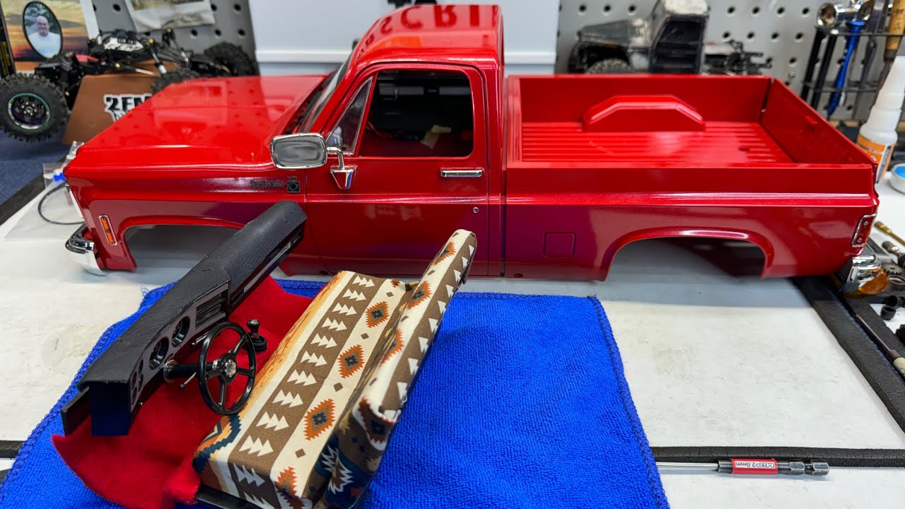 RC4WD Chevy K10, салонные работы! Модификации, часть 1 #rc4wd #tf2 #rccrawler