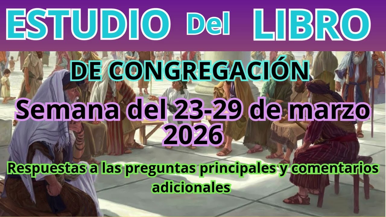 ESTUDIO DEL LIBRO DE CONGREGACI&Oacute;N.