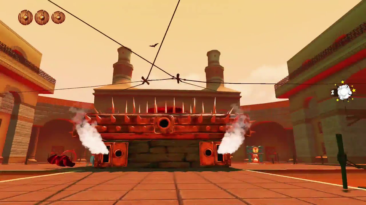 Asterix & Obelix XXL 1  - GREECE Boss Battle -  No Damage, Extreme Difficulty