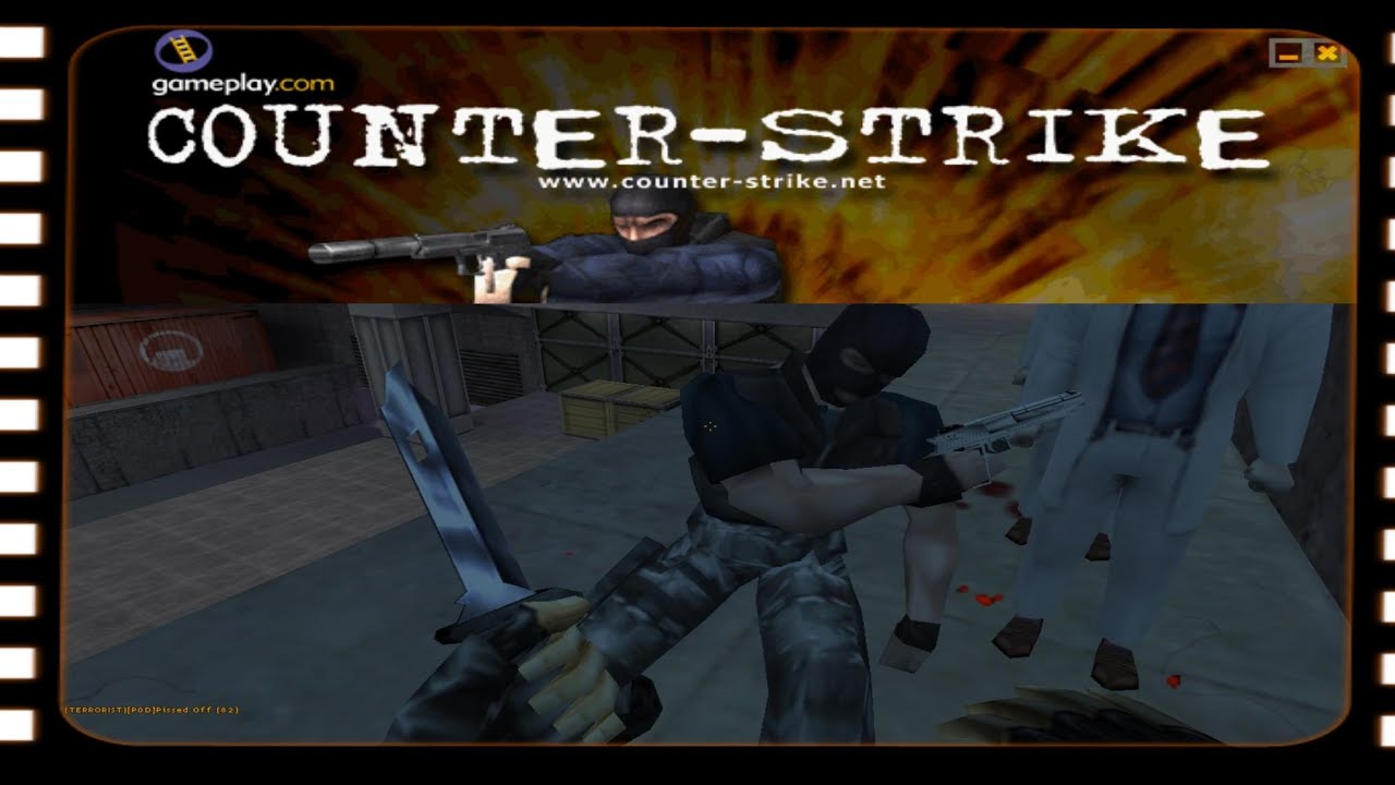 Counter-Strike Beta 4.0 *Half-Life Mod (1999) Gameplay *Assault
