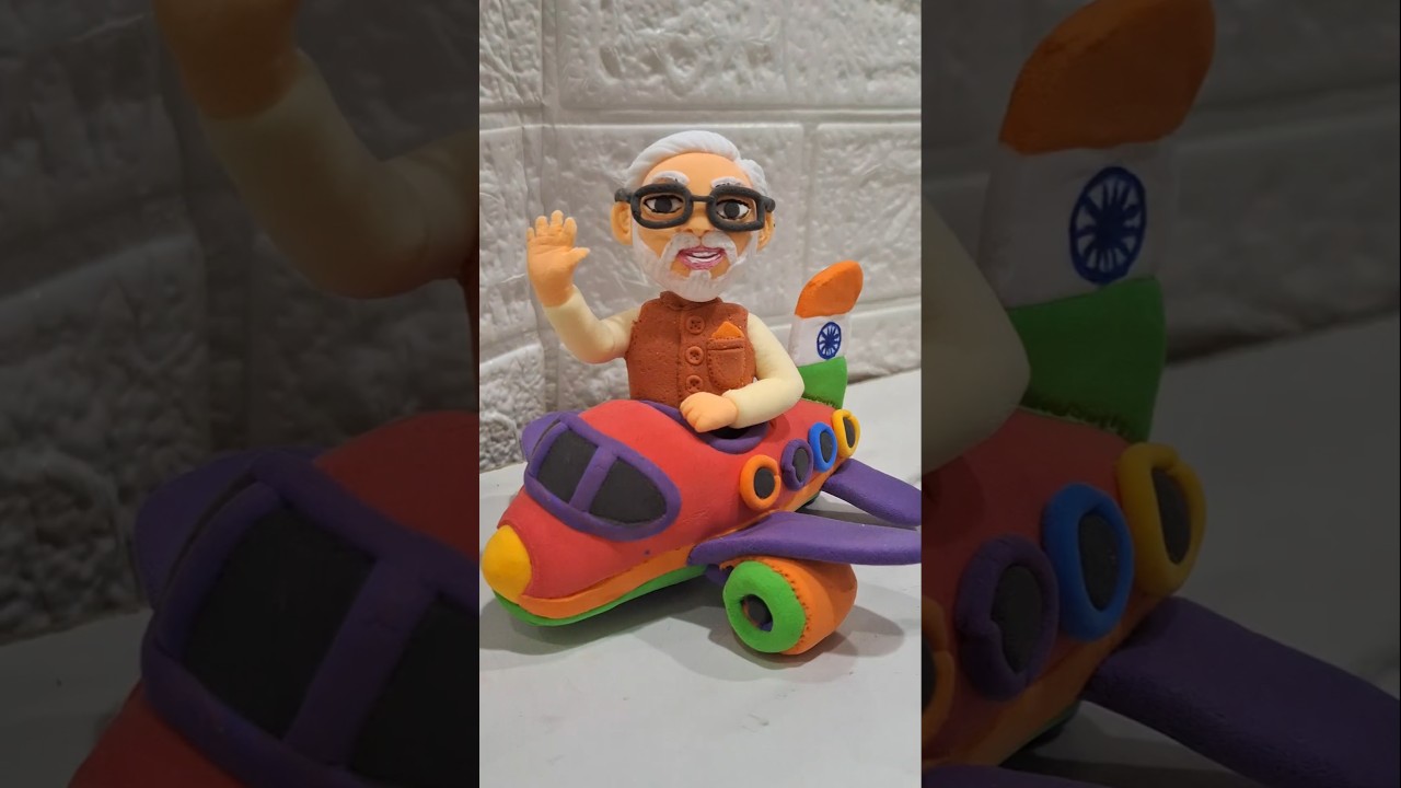 BRICS Summit 2026 Special Clay Art with Super Clay #proudmoment #creativeclayideas#namo #bricssummit