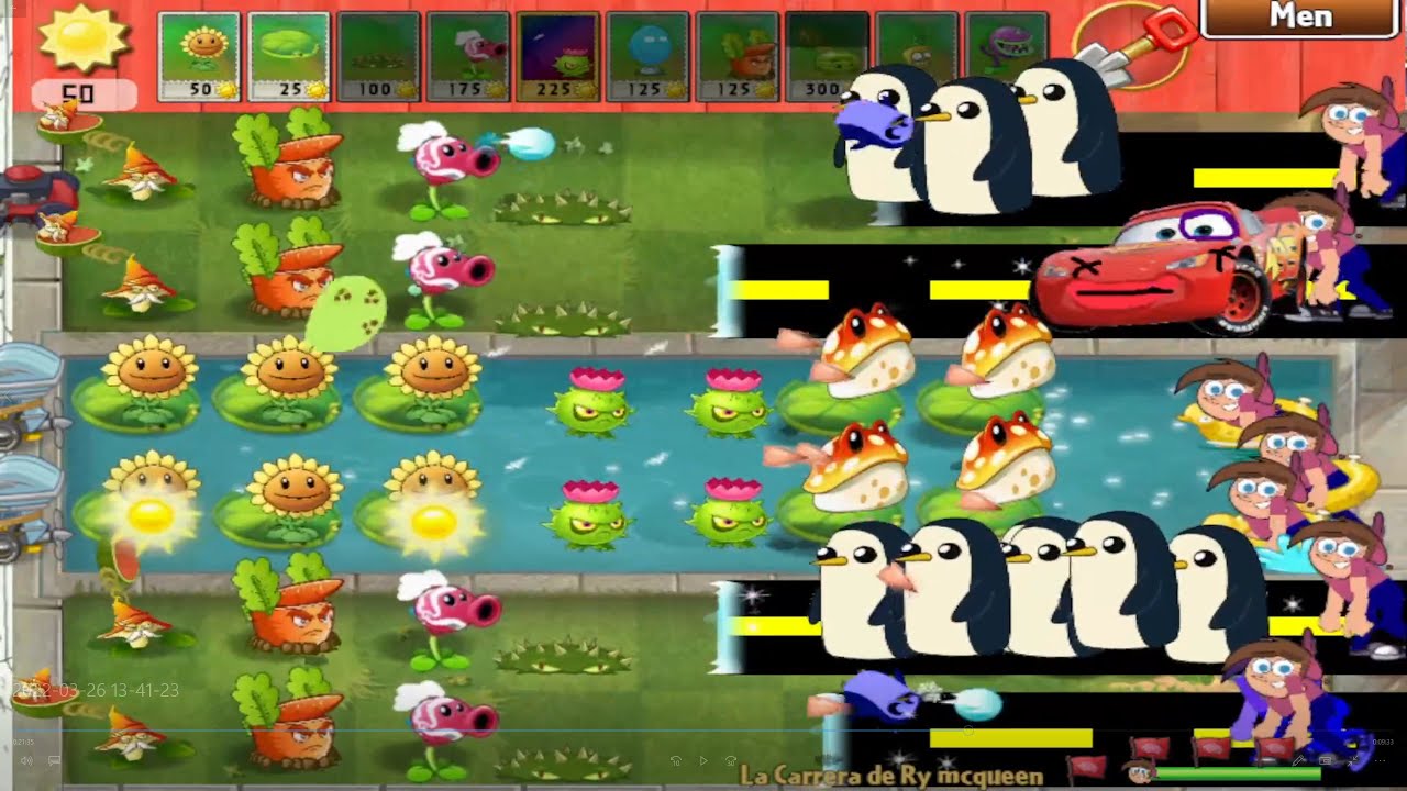 Plants vs Zombies Mod Crossover vs Cartoons - Gameplay Walkthrough Part  5