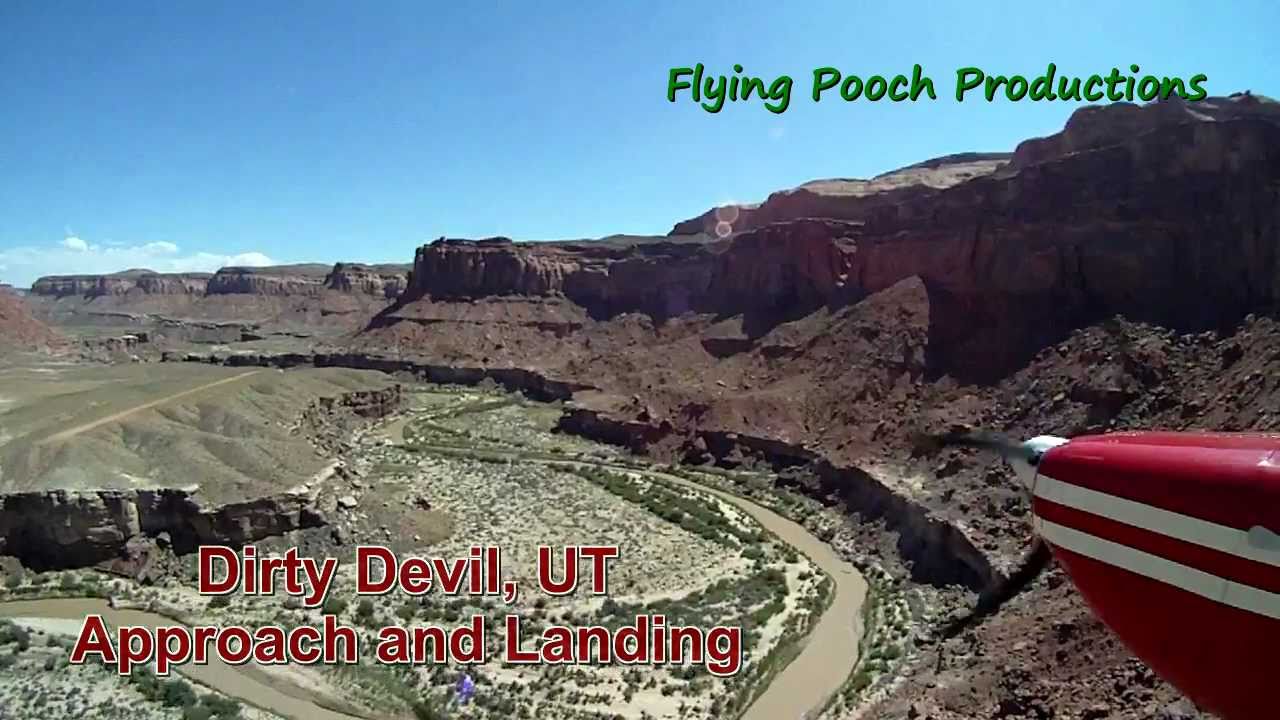 Dirty Devil, UT - Approach and Landing (Utah backountry ) HD