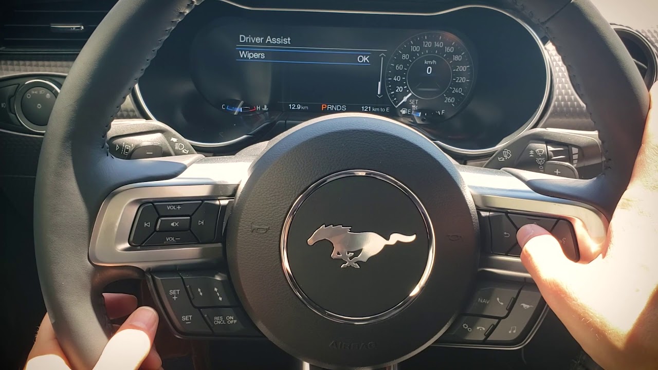 Steering Wheel and Cluster on the 2020 Ford Mustang GT | 2020 Ford Mustang GT Premium