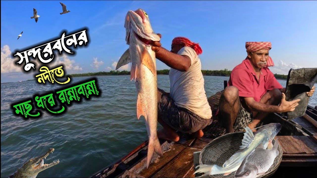 সুন্দরবনের নদীতে মাছ ধরার সাথে সাথে,কাঁকড়া রান্না করে খেলাম । হঠাৎ কুমিরের সাথে সাক্ষাৎ। Sundarban ।