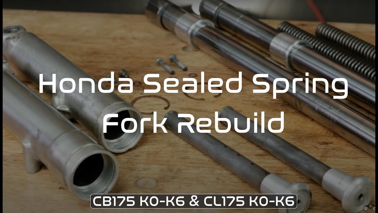 Ремонт вилки Honda Sealed Spring Fork — CB175 и CL175