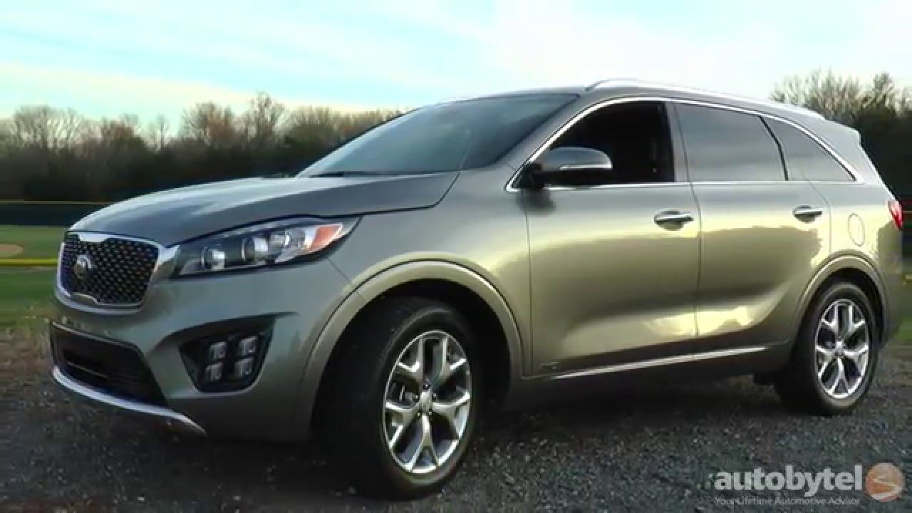 2016 Kia Sorento 2.0T SXL Crossover SUV Test Drive Video Review