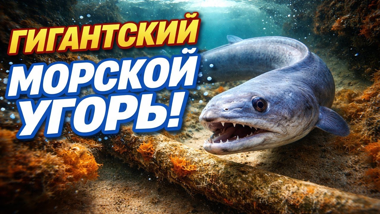 Conger Eel of the Mediterranean | Underwater Observation Морской угорь Средиземного моря |