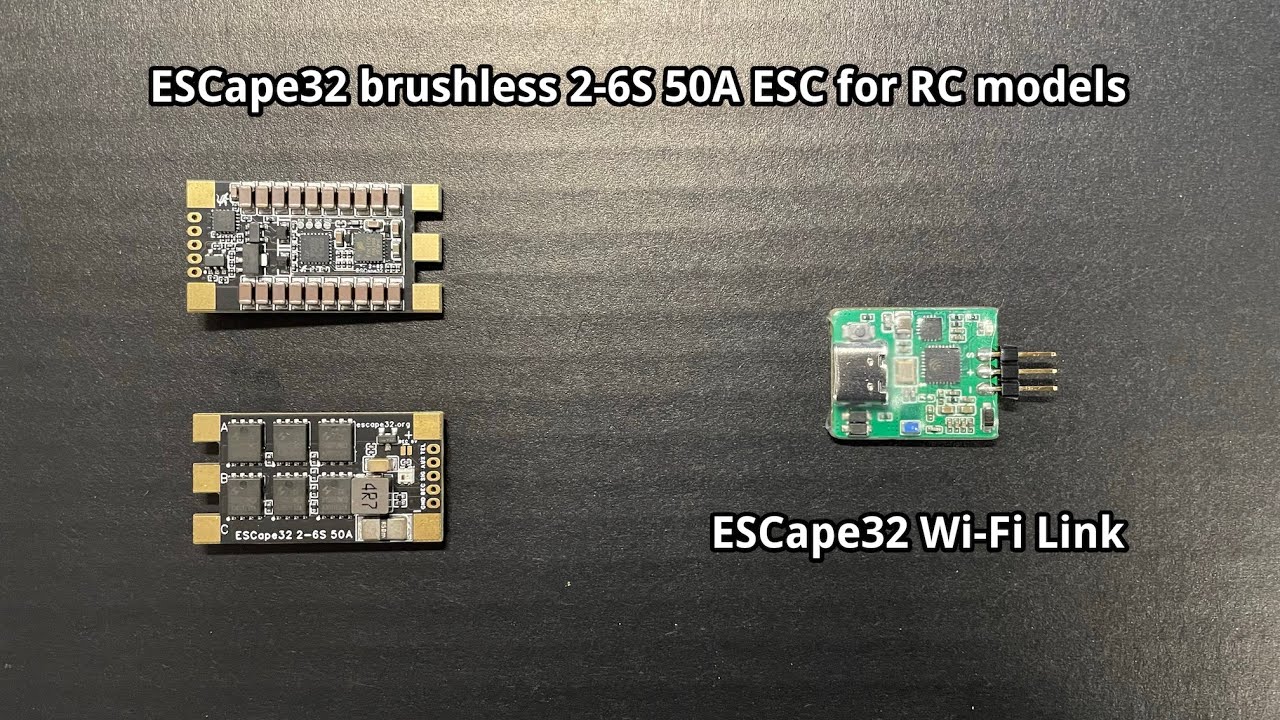 ESCape32 Brushless ESC - Programming Over Wi-Fi  - Crawler/Brushed Mode
