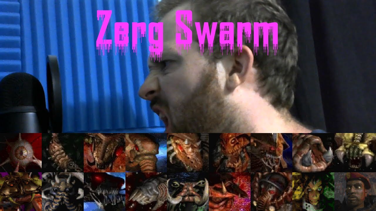 Starcraft 1 Impressions and Voice Effects - Zerg Swarm