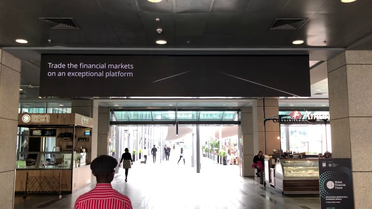 Elevision Media - Gate District Digital Banner @ Cafe Nero