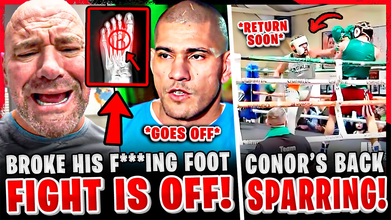 BREAKING! UFC Fighter PULLS OUT of FIGHT w/ BROKEN FOOT + REACTION! Conor McGregor RETURN SOON!