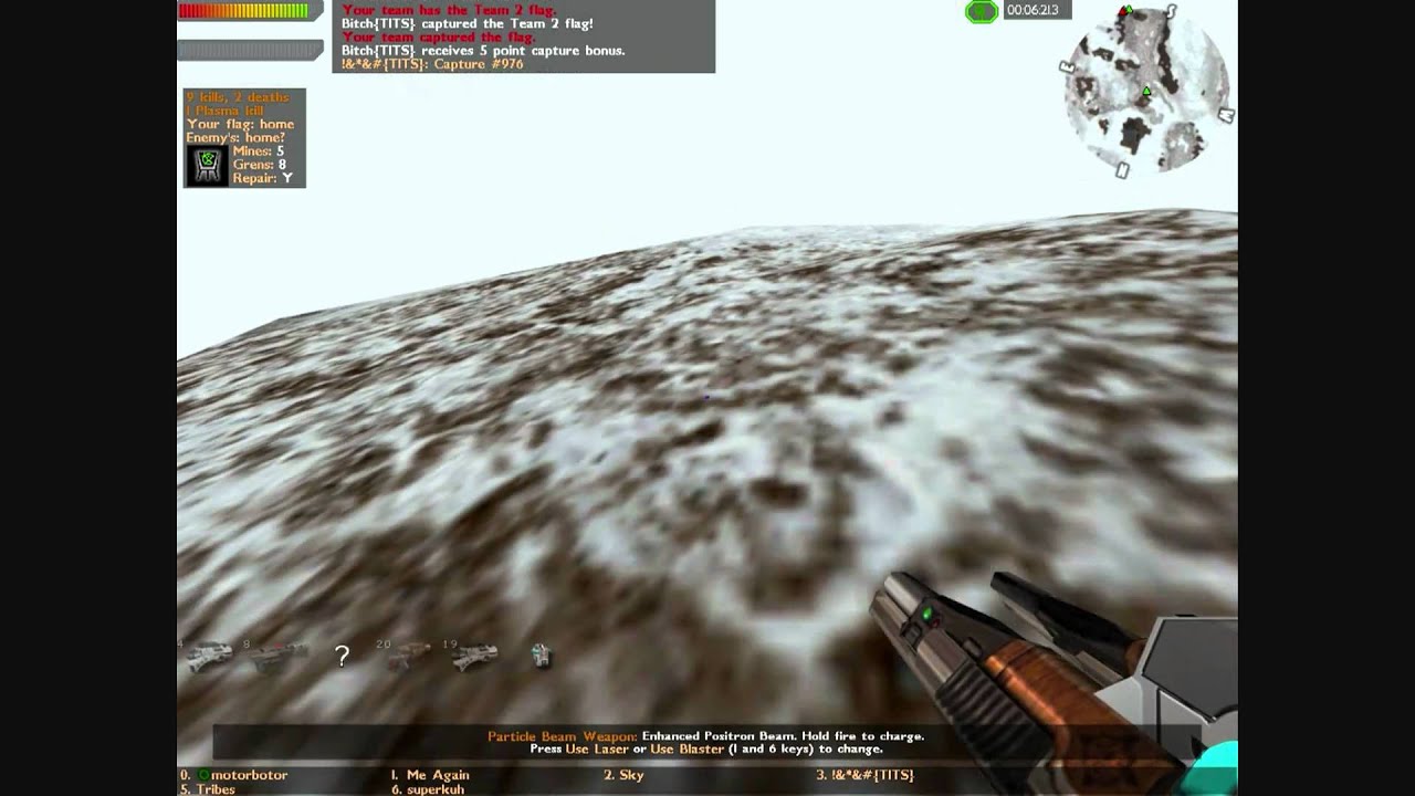 Starsiege: Tribes gameplay Annihilation mod