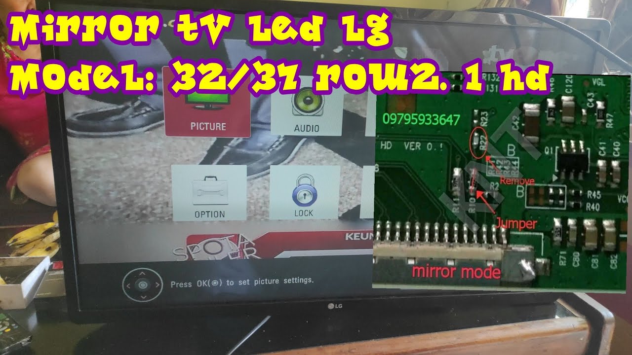 Mirror tv led lg