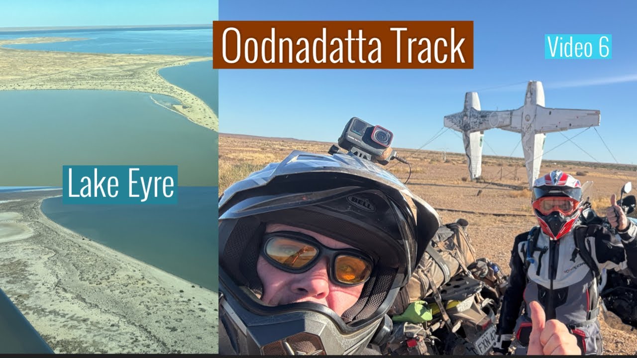 Oodnadatta Track and Lake Eyre on my Vstrom 800DE