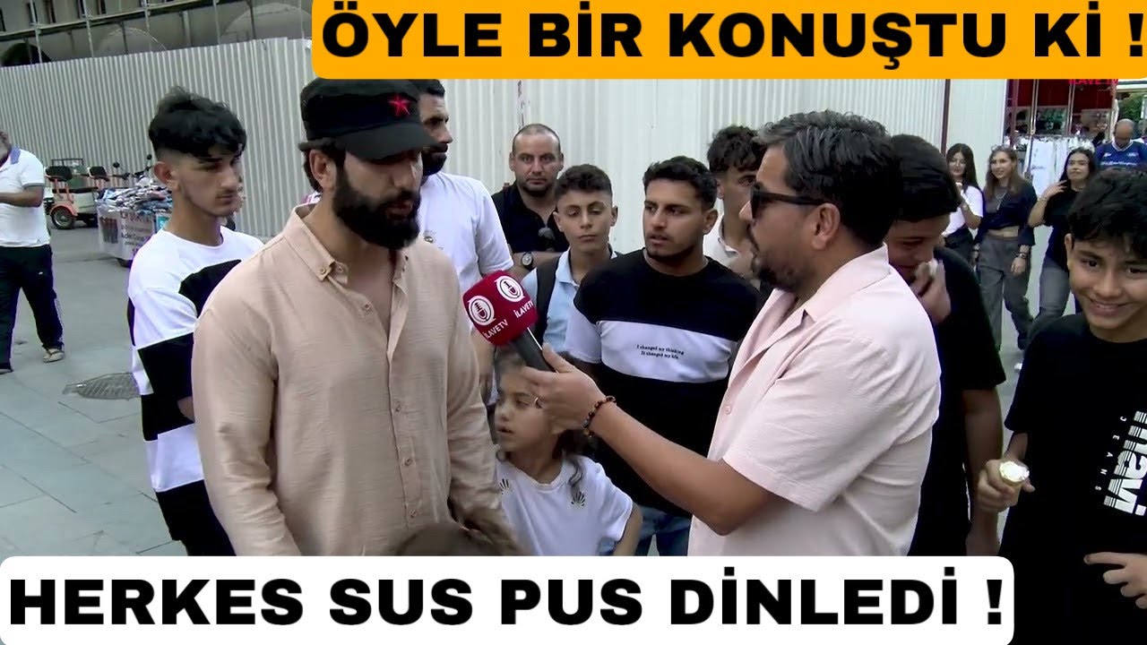 Çiftçi genç öyle bir konuştu ki ! Herkes sus pus dinledi !