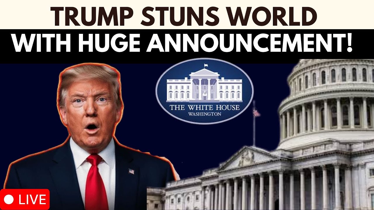 LIVE: Trump's 'Next 24 Hours' Announcement Stuns Political World! Sends Shockwaves Across the Nation