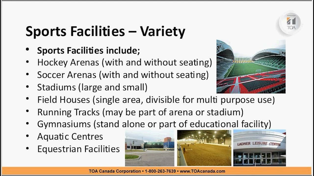 TOA Canada - Designing an Audio System for a Sports Complexes Training