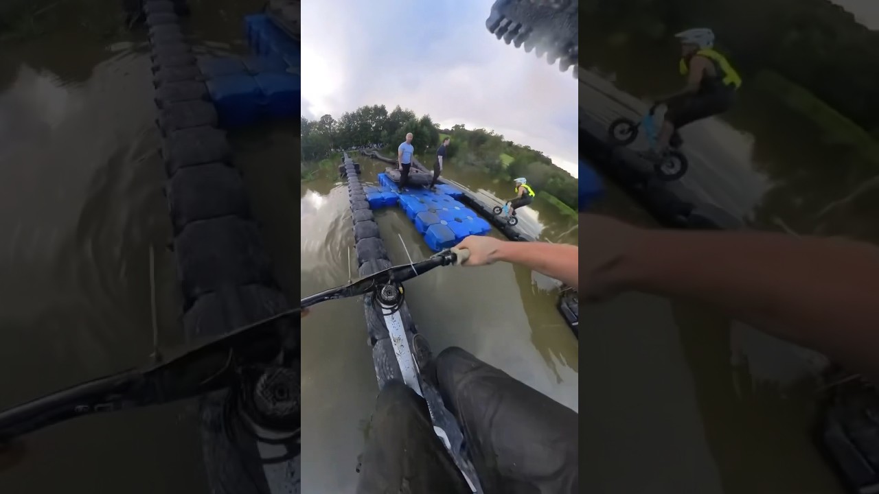 I beat Matt Jones in Lake ride on mini bmx 😆💦🎣 #bmx #mattjones #lakeride