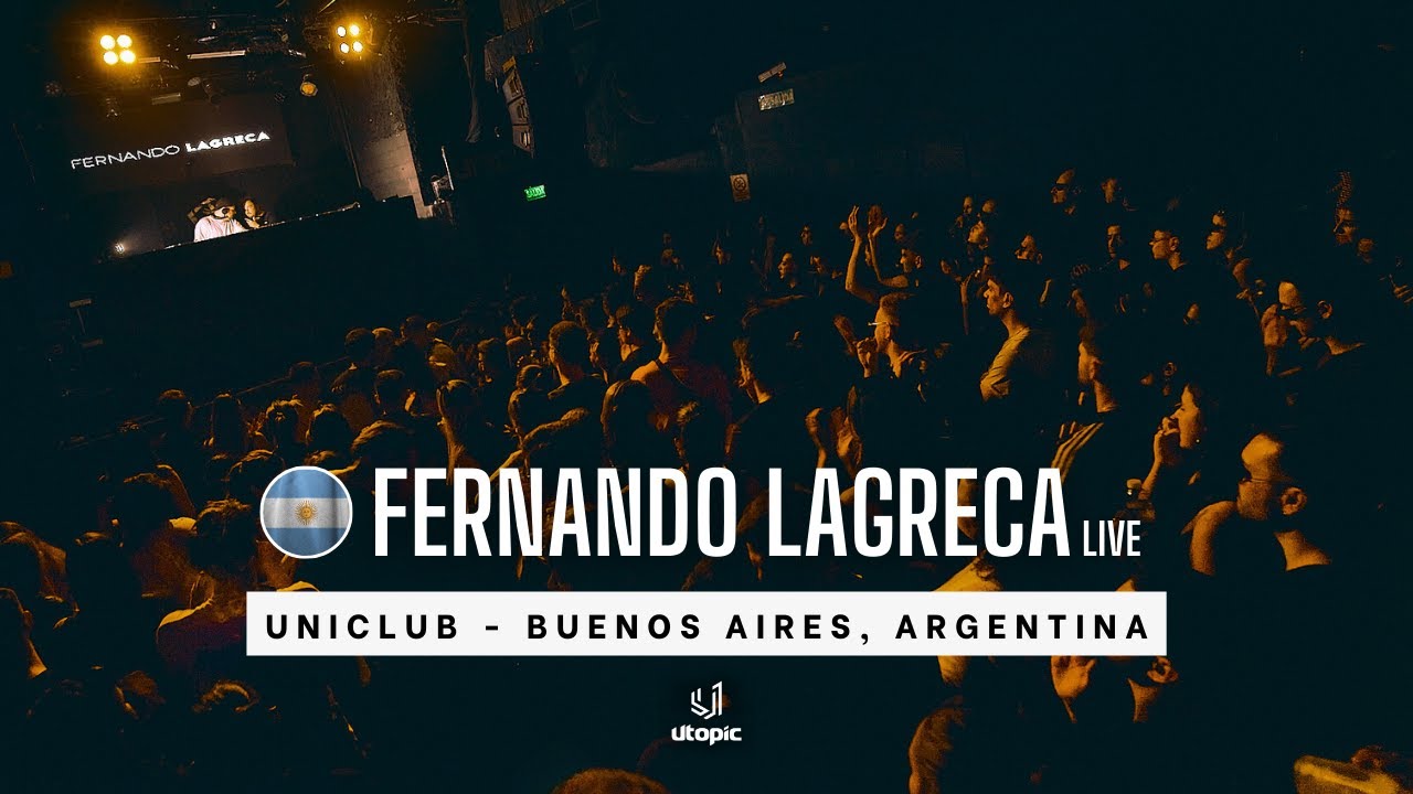 Fernando Lagreca LIVE at Utopic - Argentina @ Uniclub, Buenos Aires 15.09.23