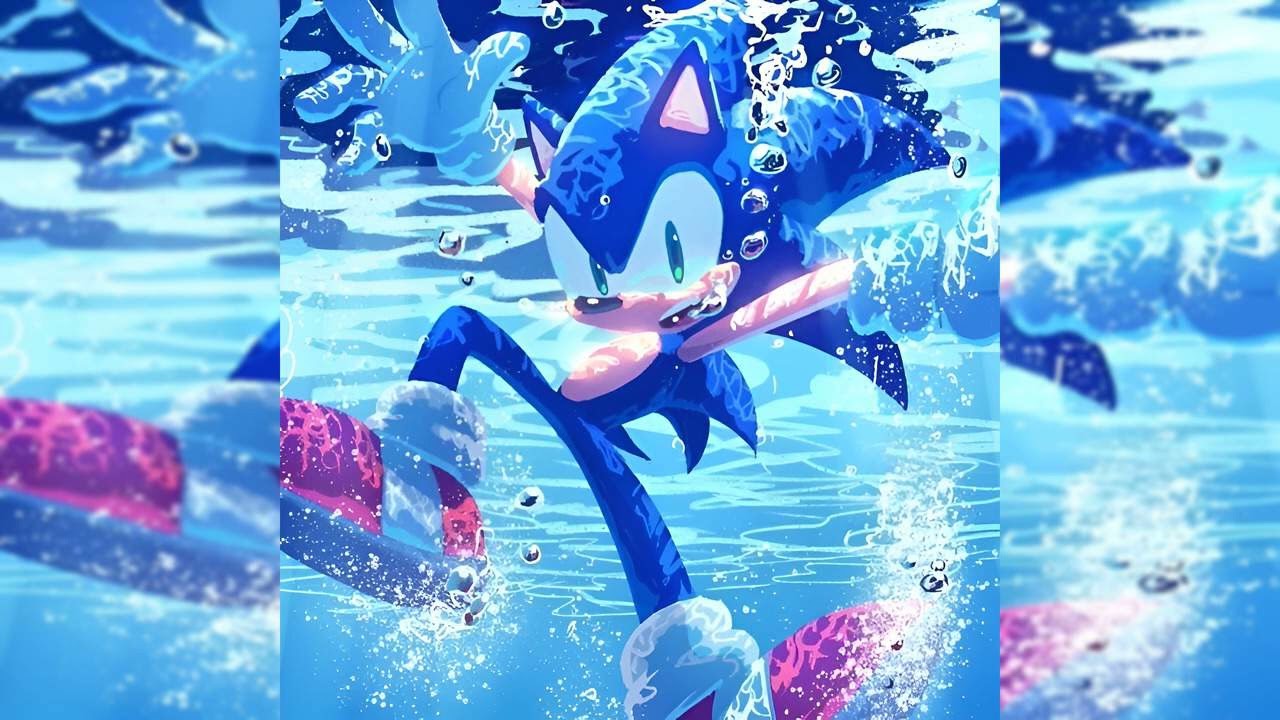 Sonic aura farms underwater #music #sega #sonic