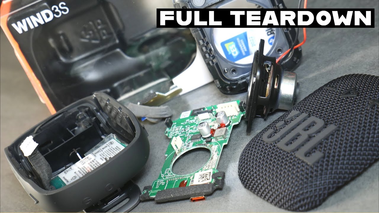Look inside JBL Wind 3s BT speaker